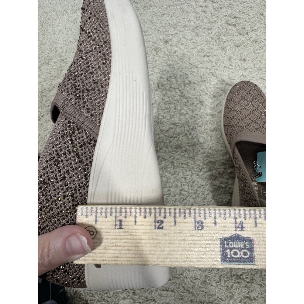 Skechers Martha Stewart Pier-Lite Reflection Slip-On Wedge Shoes Size 8 Brown - Picture 12 of 13